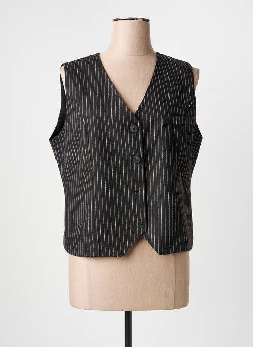 Vestă fără mâneci buzunare negru SIGNE NATURE femme