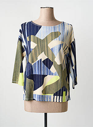 Top elasticitate mâneci lungi albastru BETTY BARCLAY femeie