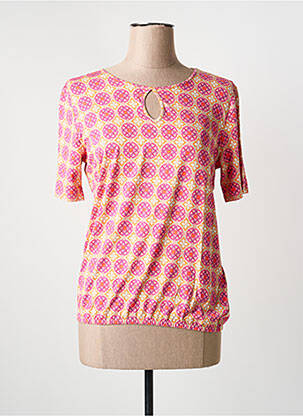 Tricou imprimeu fantezie mâneci scurte roz BETTY BARCLAY femeie