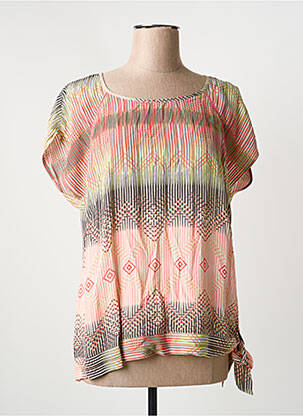 Tricou imprimeu fantezie mâneci scurte roz SANDWICH femeie