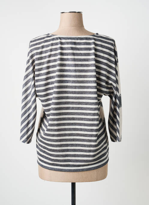 Top elasticitate mâneci lungi bej STREET ONE femme