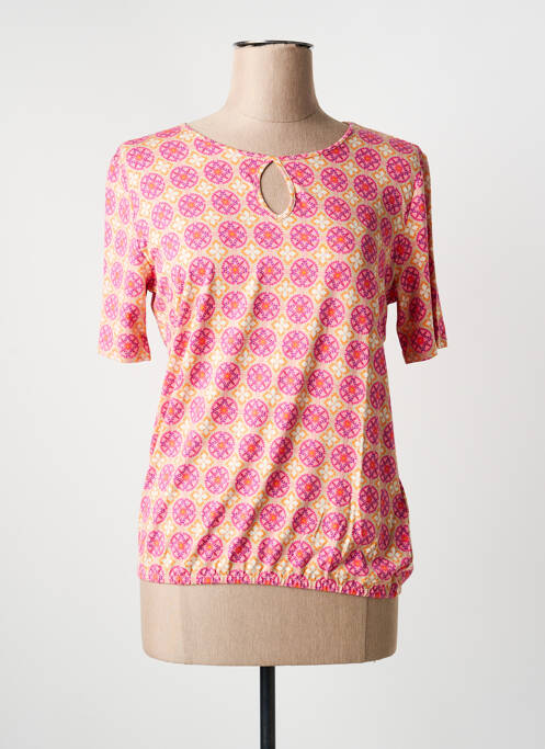 Tricou imprimeu fantezie mâneci scurte roz BETTY BARCLAY femme