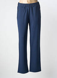 Pantalon drept elasticitate mărime normală albastru SIGNATURE femme