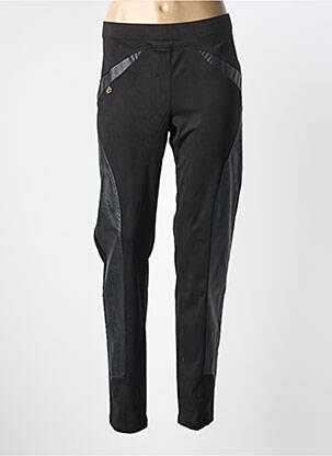 Pantalon slim talie elastică mărime normală negru ELISA CAVALETTI femeie