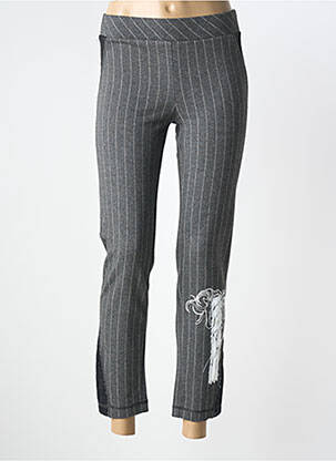 Pantalon 7/8 elasticitate mărime normală gri ELISA CAVALETTI femeie