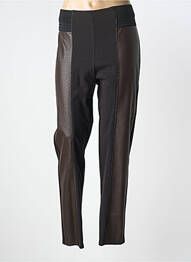 Pantalon slim talie elastică mărime normală maro TRICOT CHIC femme