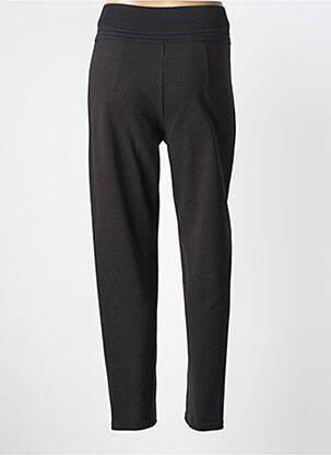 Pantalon slim talie elastică mărime normală maro TRICOT CHIC femeie