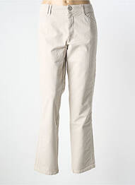 Pantalon drept elasticitate mărime normală bej ELISA CAVALETTI femme