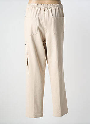 Pantalon drept elasticitate mărime normală bej TRICOT CHIC femeie
