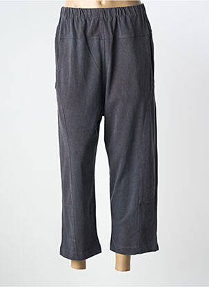 Pantalon 7/8 talie elastică mărime normală gri GERSHON BRAM femeie