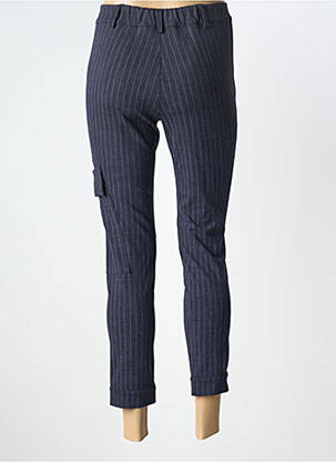 Pantalon 7/8 elasticitate mărime normală albastru TRICOT CHIC femeie