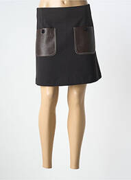 Fustă scurtă croială dreaptă negru TRICOT CHIC femme