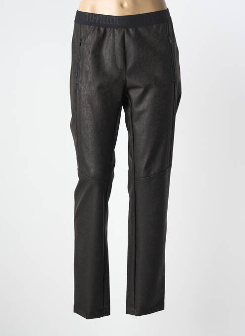 Pantalon drept elasticitate mărime normală negru BEATE HEYMANN femme