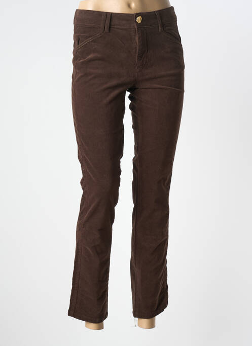 Pantalon 7/8 elasticitate mărime normală maro ELISA CAVALETTI femme