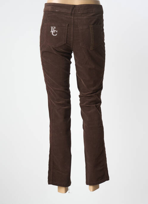 Pantalon 7/8 elasticitate mărime normală maro ELISA CAVALETTI femme