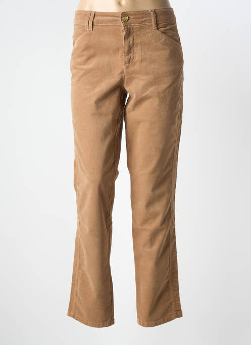 Pantalon drept elasticitate mărime normală maro ELISA CAVALETTI femme