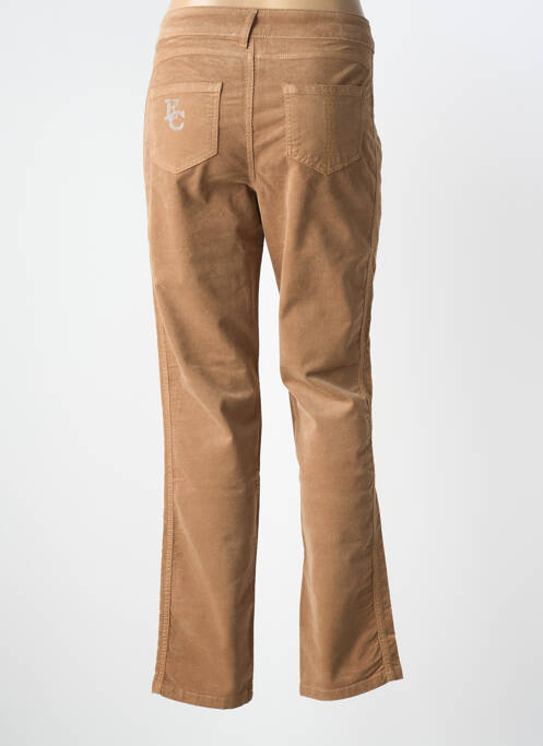 Pantalon drept elasticitate mărime normală maro ELISA CAVALETTI femme