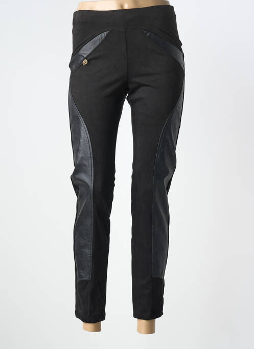 Pantalon slim talie elastică mărime normală negru ELISA CAVALETTI femme