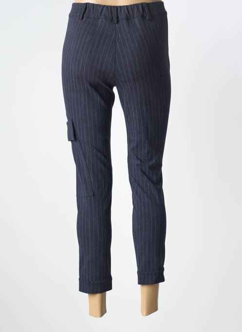 Pantalon 7/8 elasticitate mărime normală albastru TRICOT CHIC femme