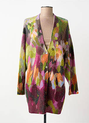 Vestă cu mâneci lungi strânsă pe partea de jos verde JEI'S BY LETIZIA DENARO femme