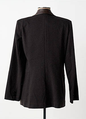 Sacou buzunare maro TRICOT CHIC femeie