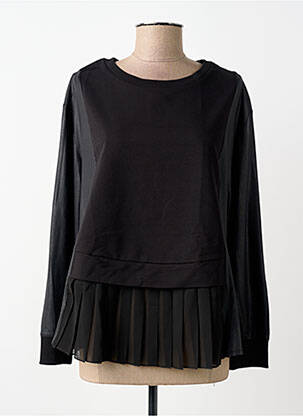 Top elasticitate mâneci lungi negru TUZZI femeie