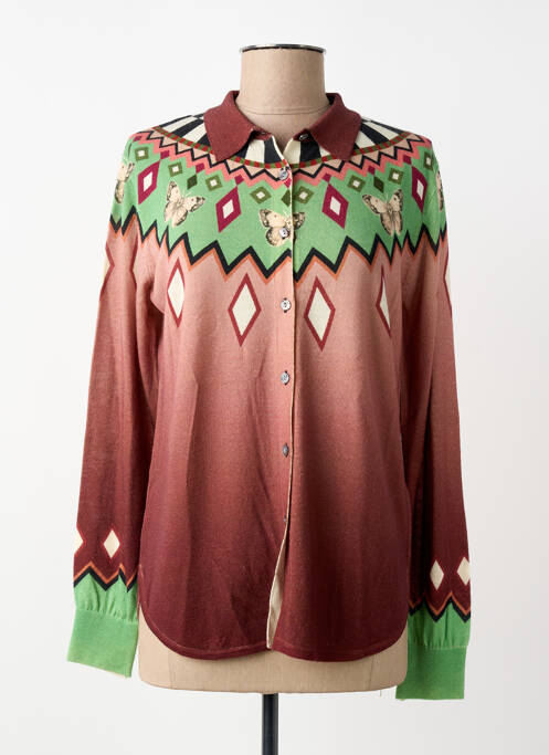 Cămașă croială cambrată mâneci lungi roșu JEI'S BY LETIZIA DENARO femme