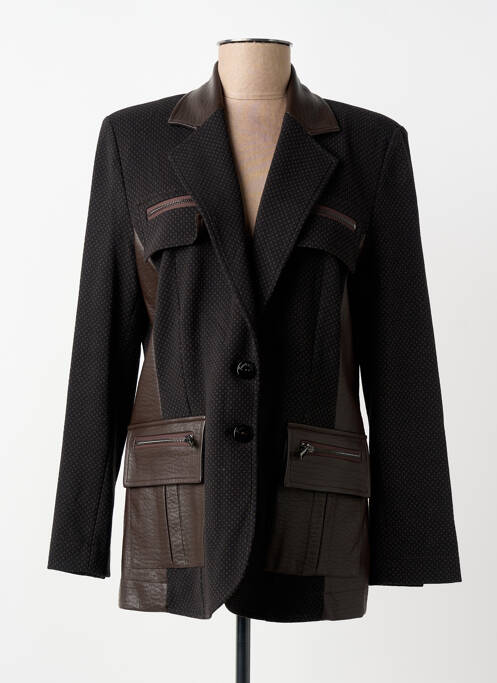 Sacou buzunare maro TRICOT CHIC femme