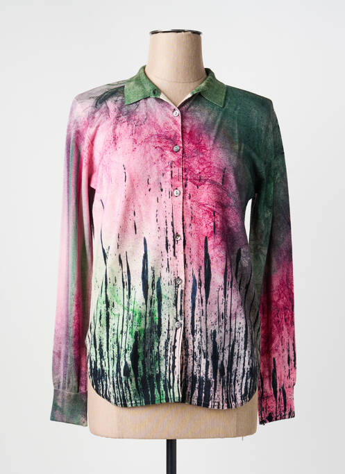 Vestă cu mâneci lungi croială cambrată verde JEI'S BY LETIZIA DENARO femme