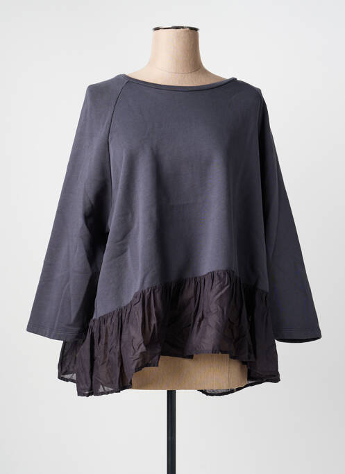 Hanorac mâneci lungi mâneci lungi gri GRIZAS femme