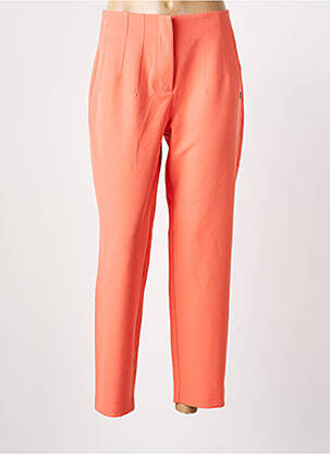 Pantalon 7/8 închidere cu fermoar sub clapetă cu cârlig portocaliu GARCIA femme