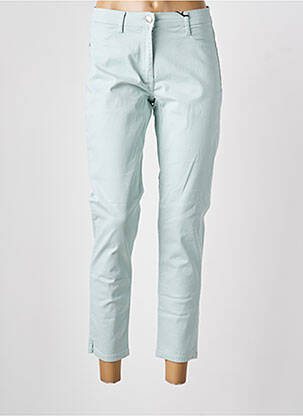 Pantalon 7/8 închidere cu fermoar sub clapetă cu nasturi albastru deschis BETTY BARCLAY femeie