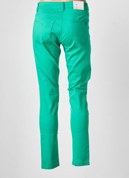 Pantalon 7/8 închidere cu fermoar sub clapetă cu nasturi verde BETTY BARCLAY femme