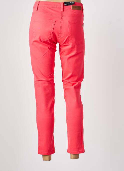 Pantalon 7/8 închidere cu fermoar sub clapetă cu nasturi roșu BETTY BARCLAY femme