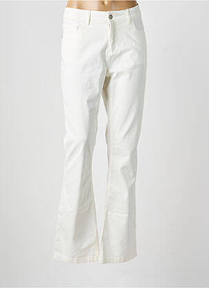 Blugi bootcut mărime normală mărime normală bej SIGNE NATURE femme