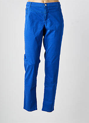 Pantalon slim elasticitate mărime normală albastru ONE STEP bărbat