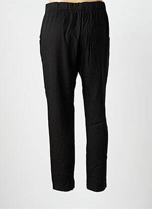 Pantalon slim talie înaltă talie înaltă negru LA FEE MARABOUTEE femeie