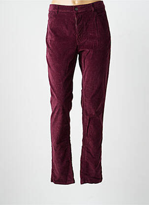 Pantalon slim elasticitate mărime normală violet LA FEE MARABOUTEE femeie