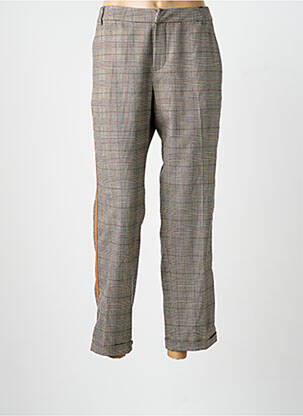 Pantalon 7/8 talie cu cleme mărime normală portocalie SIGNE NATURE femeie