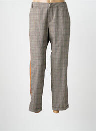 Pantalon 7/8 talie cu cleme mărime normală portocaliu SIGNE NATURE femeie