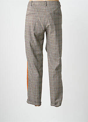 Pantalon 7/8 talie cu cleme mărime normală portocalie SIGNE NATURE femeie