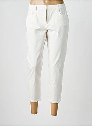 Pantalon 7/8 țesătură poplin mărime normală bej BETTY BARCLAY femeie