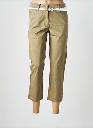 Pantalon trei sferturi elasticitate mărime normală verde BETTY BARCLAY femme