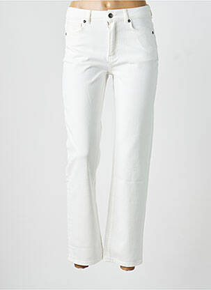 Blugi cu croială slim elasticitate mărime normală alb LA FEE MARABOUTEE femme