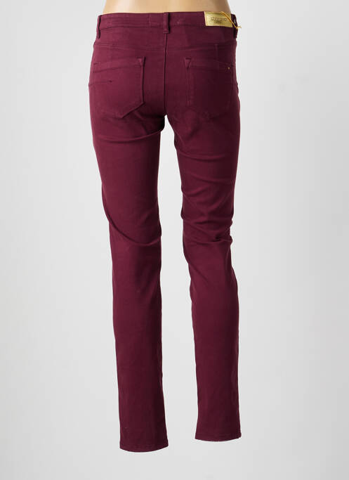 Blugi cu croială slim elasticitate mărime normală roșu COUTURIST femme