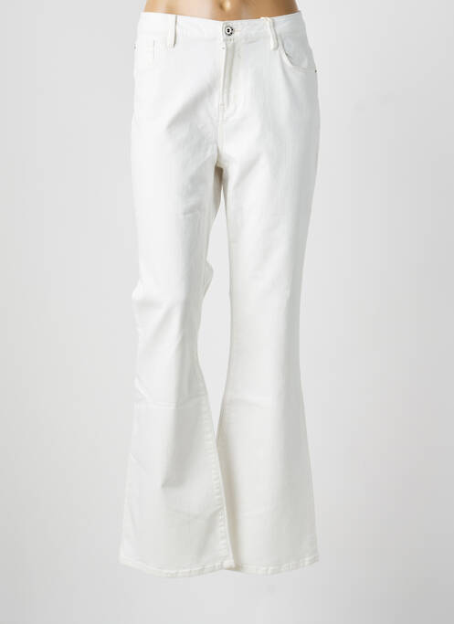 Blugi cu croială evazată elasticitate mărime normală alb GARCIA femme