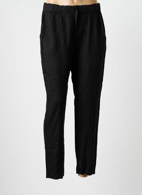 Pantalon slim talie elastică talie înaltă negru LA FEE MARABOUTEE femme