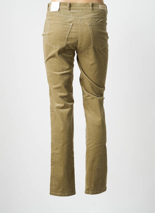 Pantalon slim elasticitate mărime normală verde TONI femme