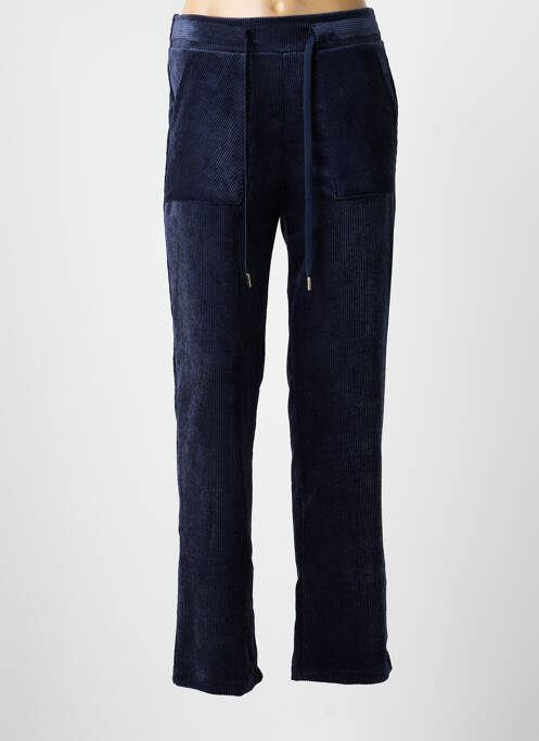 Pantalon drept elasticitate mărime normală albastru LA FEE MARABOUTEE femme