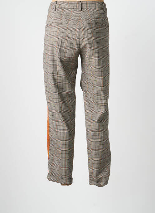 Pantalon 7/8 talie cu cleme mărime normală portocaliu SIGNE NATURE femme